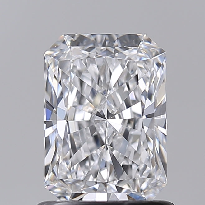 1.01 Carat Radiant Shaped, Excellent Cut, D Color, VVS2 Clarity, IGI Certified Lab Grown Diamond