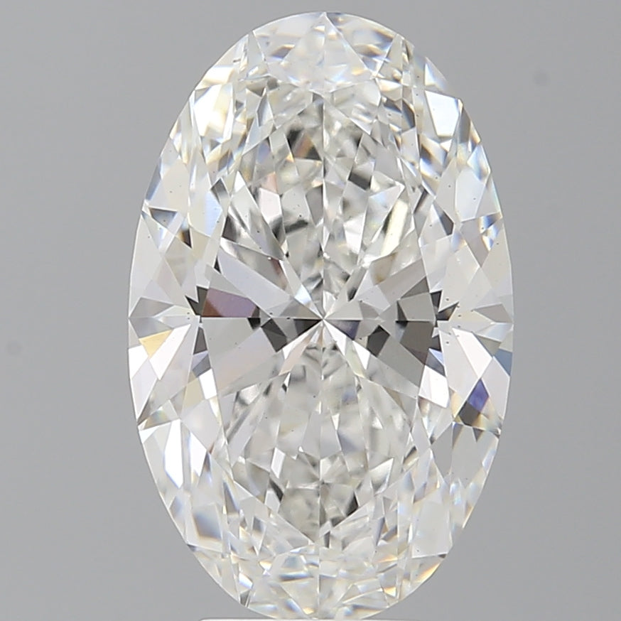 5.51 Carat Oval Shaped, Ideal Cut, E Color, VS2 Clarity, IGI Certified Lab Grown Diamond