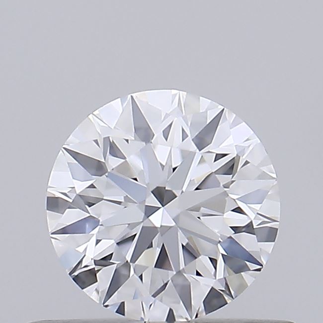 0.53 Carat Round Shaped, Ideal Cut, D Color, VVS2 Clarity, IGI Certified Lab Grown Diamond