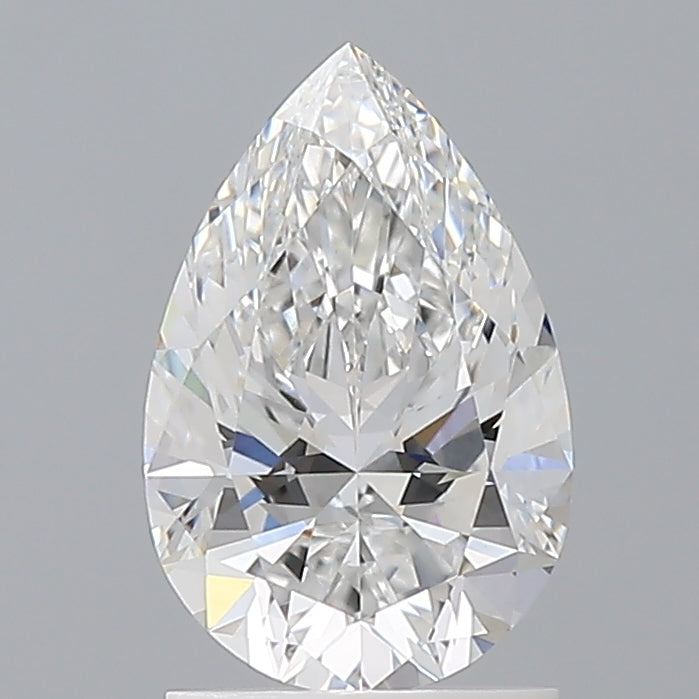 1.50 Carat Pear Shaped, Ideal Cut, E Color, VVS2 Clarity, IGI Certified Lab Grown Diamond