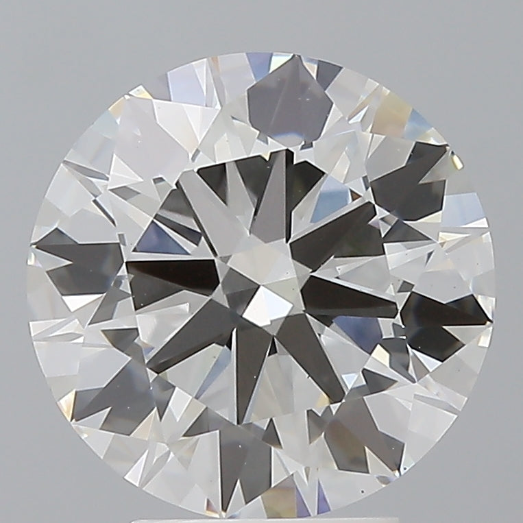 4.05 Carat Round Shaped, Ideal Cut, F Color, VS1 Clarity, IGI Certified Lab Grown Diamond