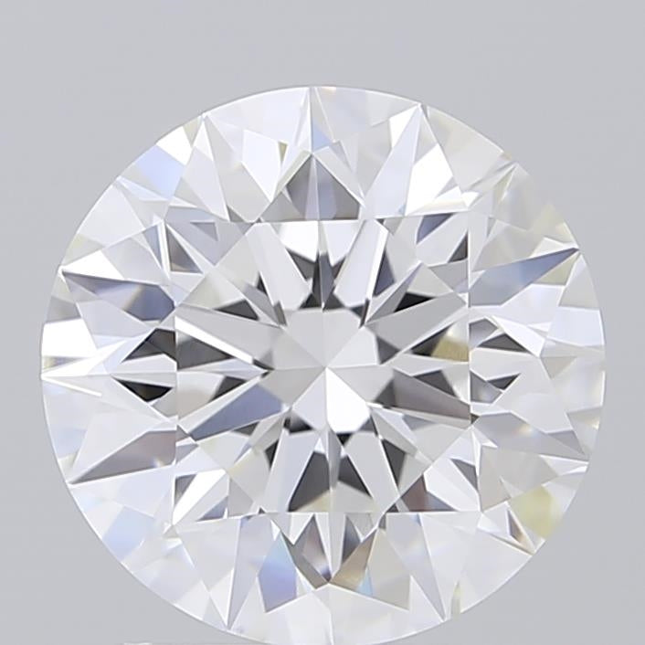 2.08 Carat Round Shaped, Excellent Cut, E Color, VVS1 Clarity, IGI Certified Lab Grown Diamond