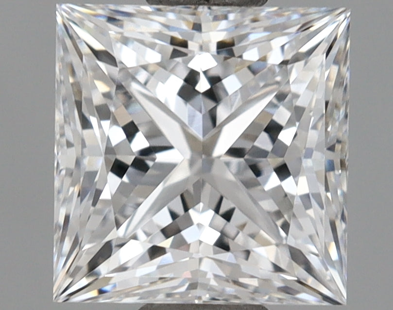 1.55 Carat Princess Shaped, Ideal Cut, D Color, VVS1 Clarity, IGI Certified Lab Grown Diamond