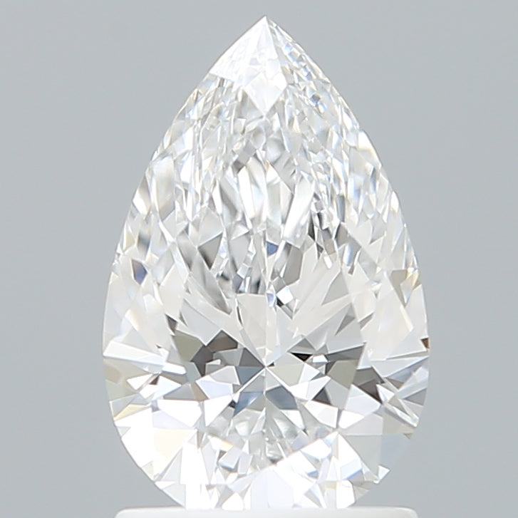 1.51 Carat Pear Shaped, Ideal Cut, D Color, VVS2 Clarity, IGI Certified Lab Grown Diamond