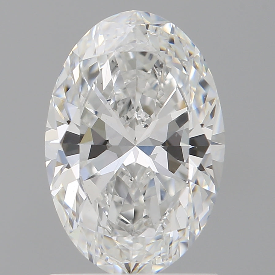 1.51 Carat Oval Shaped, Ideal Cut, E Color, VVS2 Clarity, IGI Certified Lab Grown Diamond