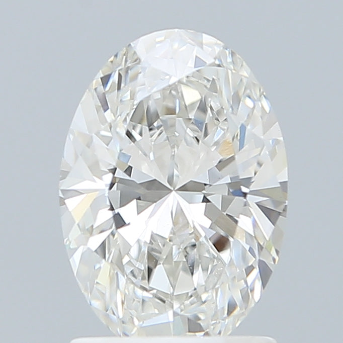 1.59 Carat Oval Shaped, Ideal Cut, F Color, VVS2 Clarity, IGI Certified Lab Grown Diamond