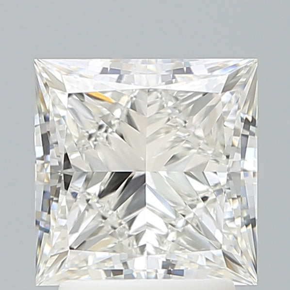 2.59 Carat Princess Shaped, Excellent Cut, F Color, VVS2 Clarity, IGI Certified Lab Grown Diamond