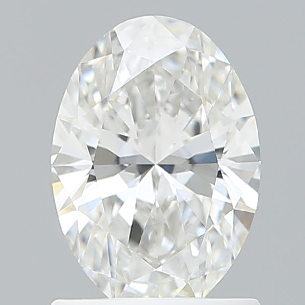 1.10 Carat Oval Shaped, Ideal Cut, E Color, VVS2 Clarity, IGI Certified Lab Grown Diamond