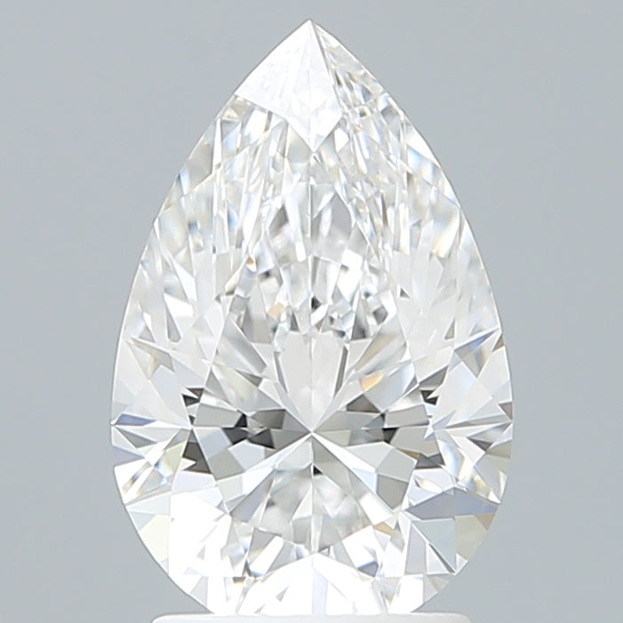 2.29 Carat Pear Shaped, Ideal Cut, E Color, VVS2 Clarity, IGI Certified Lab Grown Diamond