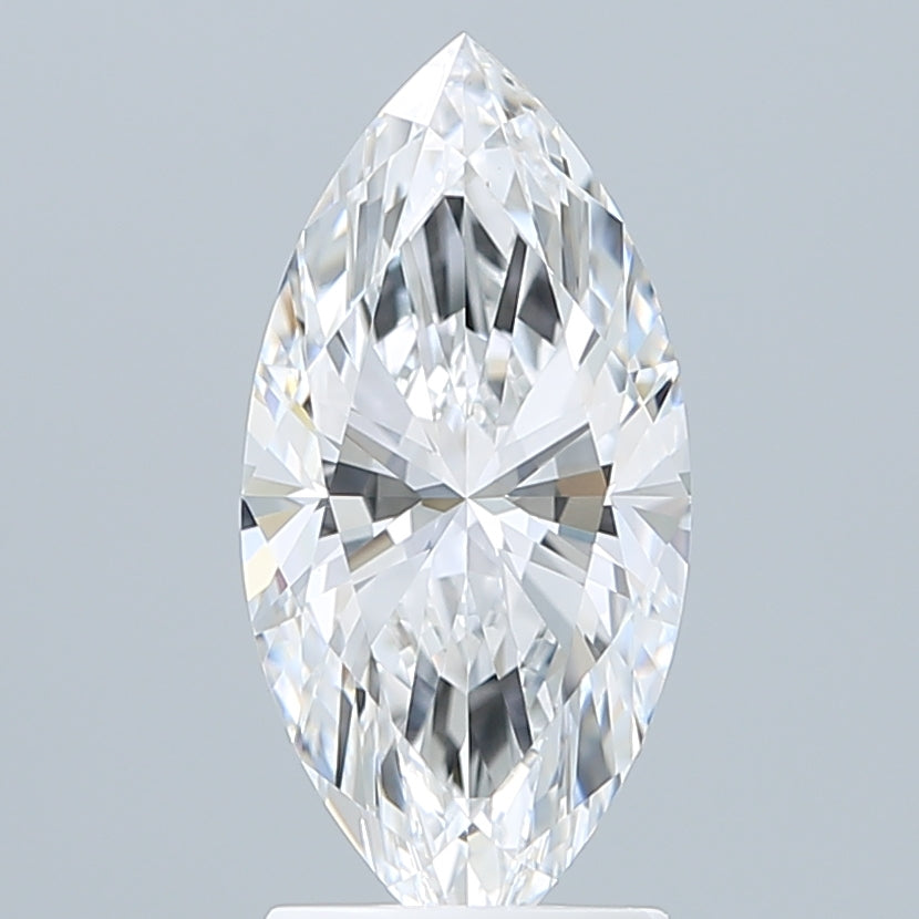 2.20 Carat Marquise Shaped, Ideal Cut, D Color, VVS2 Clarity, IGI Certified Lab Grown Diamond