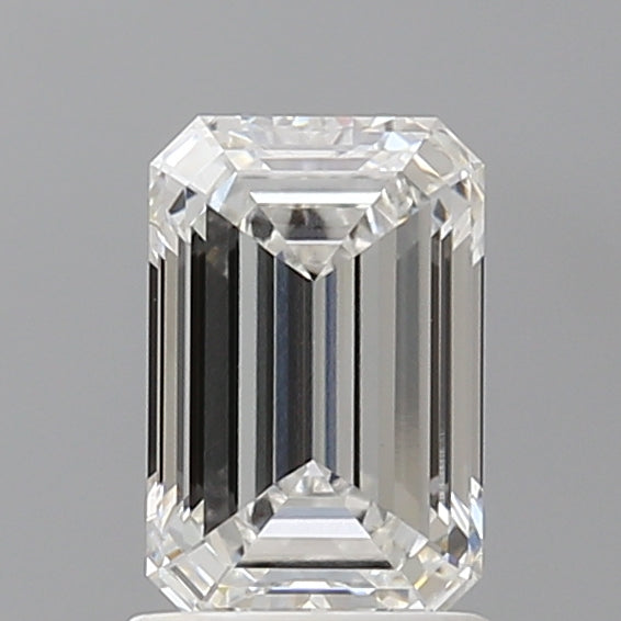1.54 Carat Emerald Shaped, Ideal Cut, E Color, VVS2 Clarity, IGI Certified Lab Grown Diamond