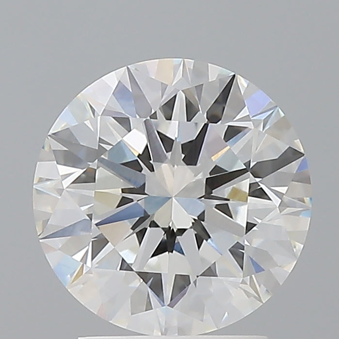 2.54 Carat Round Shaped, Ideal Cut, D Color, VVS2 Clarity, IGI Certified Lab Grown Diamond