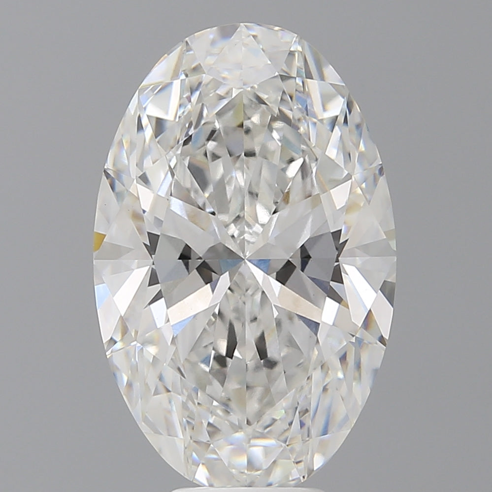 7.60 Carat Oval Shaped, Ideal Cut, E Color, VVS2 Clarity, IGI Certified Lab Grown Diamond