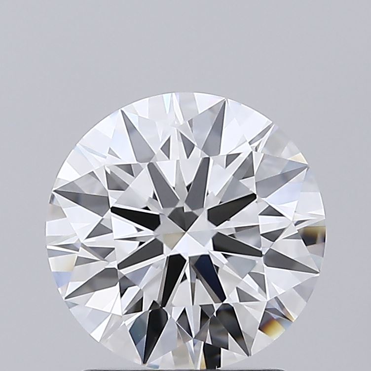 1.59 Carat Round Shaped, Ideal Cut, D Color, VVS2 Clarity, IGI Certified Lab Grown Diamond