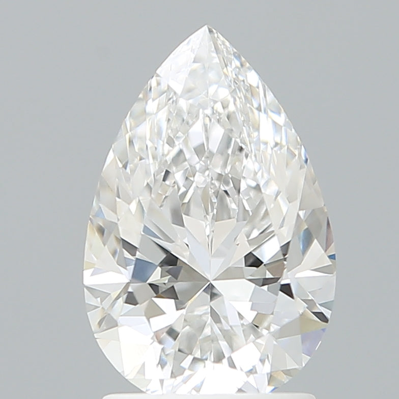 1.87 Carat Pear Shaped, Ideal Cut, E Color, VVS1 Clarity, IGI Certified Lab Grown Diamond