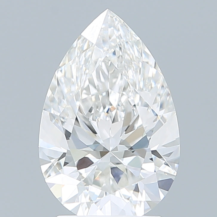 2.60 Carat Pear Shaped, Ideal Cut, E Color, VVS2 Clarity, IGI Certified Lab Grown Diamond
