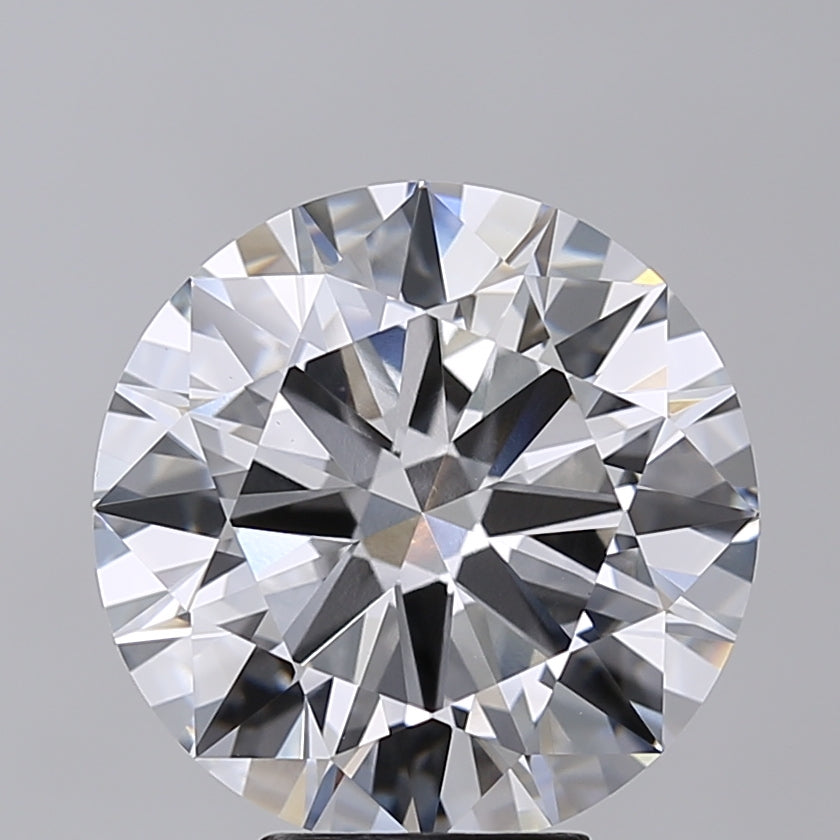 6.02 Carat Round Shaped, Ideal Cut, E Color, VVS2 Clarity, IGI Certified Lab Grown Diamond