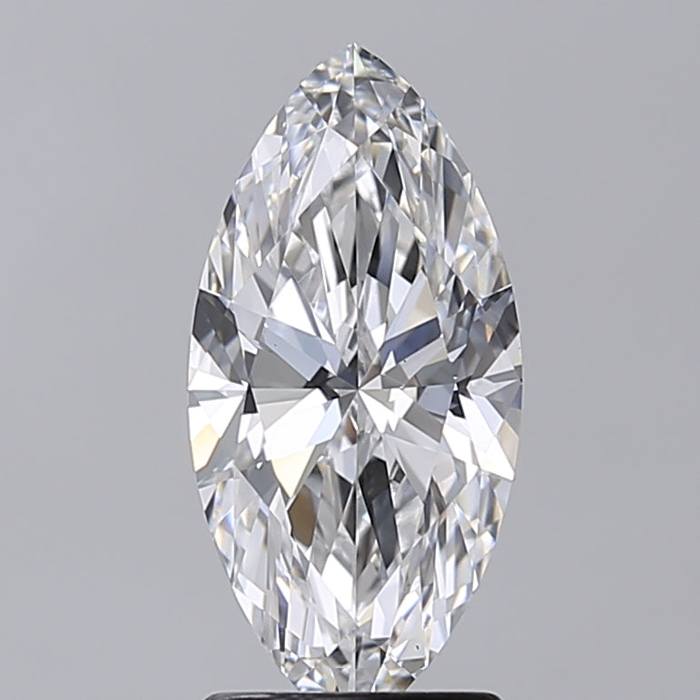 2.02 Carat Marquise Shaped, Excellent Cut, E Color, VS1 Clarity, IGI Certified Lab Grown Diamond