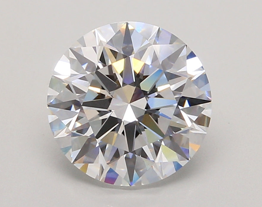 3.04 Carat Round Shaped, Ideal Cut, D Color, VS1 Clarity, IGI Certified Lab Grown Diamond