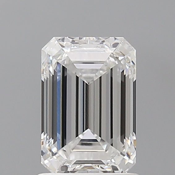 1.56 Carat Emerald Shaped, Ideal Cut, D Color, VVS2 Clarity, IGI Certified Lab Grown Diamond