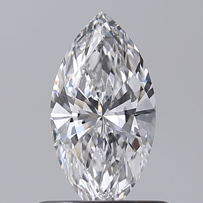 0.52 Carat Marquise Shaped, Very Good Cut, D Color, VVS2 Clarity, IGI Certified Lab Grown Diamond