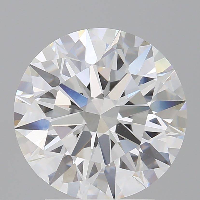 3.03 Carat Round Shaped, Ideal Cut, E Color, VVS2 Clarity, IGI Certified Lab Grown Diamond
