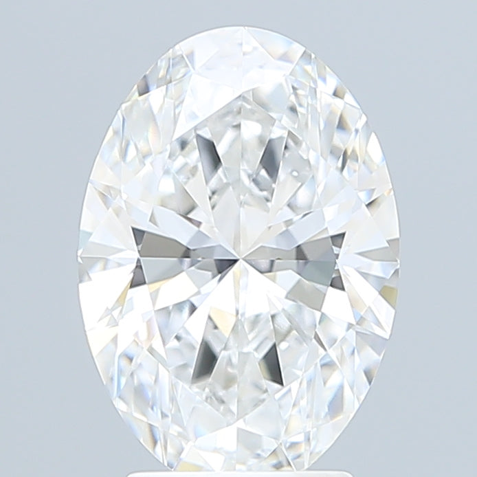3.22 Carat Oval Shaped, Ideal Cut, D Color, VVS2 Clarity, IGI Certified Lab Grown Diamond