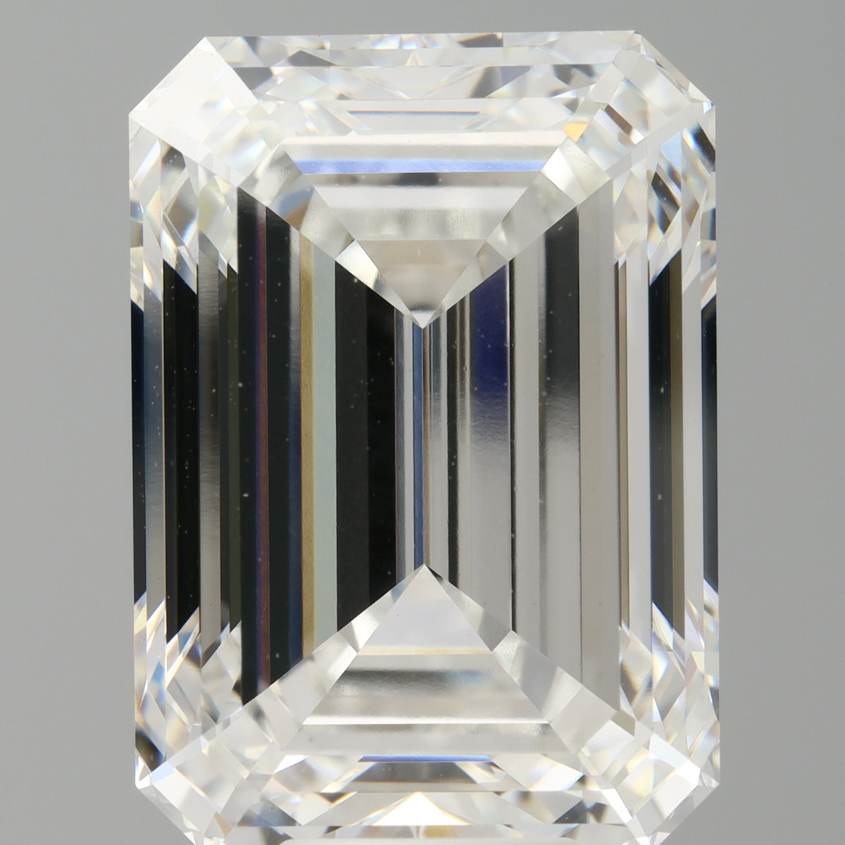 11.09 Carat Emerald Shaped, Ideal Cut, F Color, VVS2 Clarity, IGI Certified Lab Grown Diamond