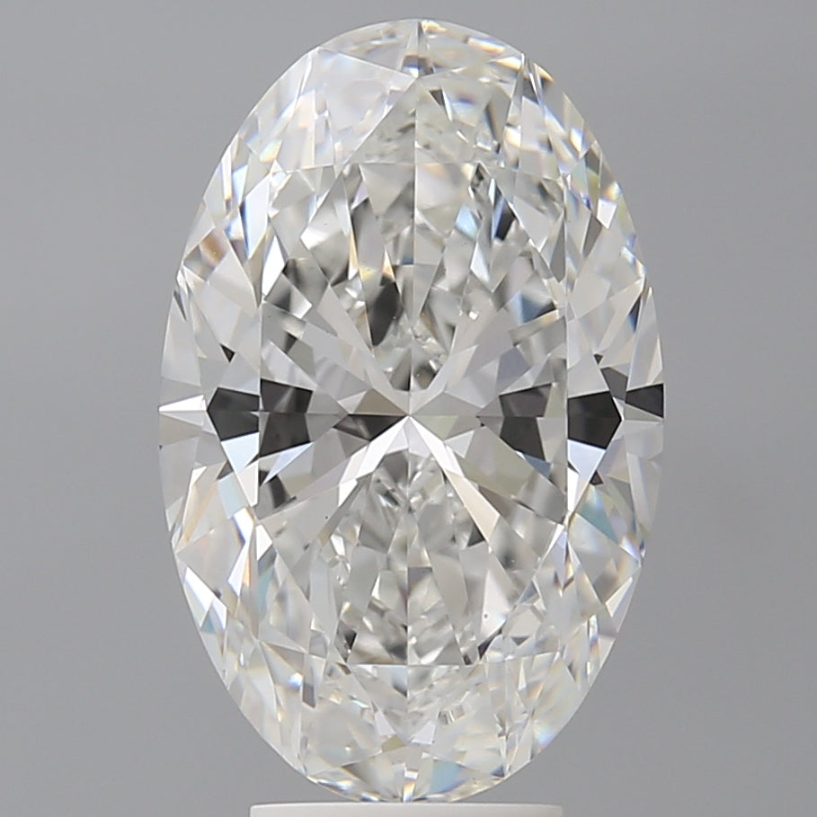 5.59 Carat Oval Shaped, Ideal Cut, F Color, VVS2 Clarity, IGI Certified Lab Grown Diamond