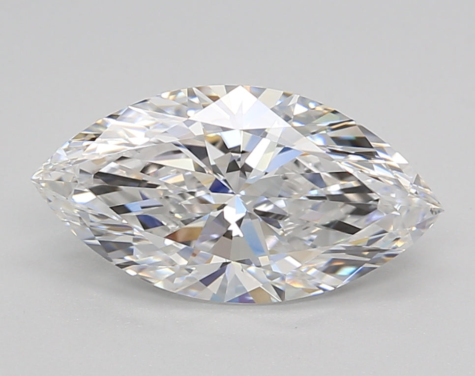 2.02 Carat Marquise Shaped, Ideal Cut, D Color, IF Clarity, IGI Certified Lab Grown Diamond