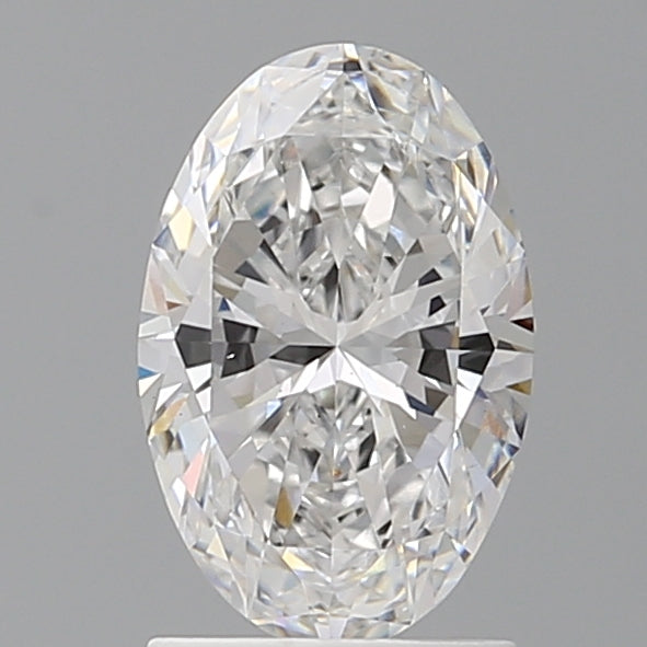 1.54 Carat Oval Shaped, Ideal Cut, D Color, VS1 Clarity, IGI Certified Lab Grown Diamond
