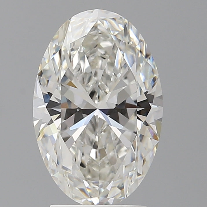3.05 Carat Oval Shaped, Ideal Cut, F Color, VVS2 Clarity, IGI Certified Lab Grown Diamond