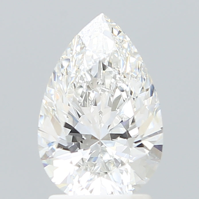 2.08 Carat Pear Shaped, Ideal Cut, E Color, VVS2 Clarity, IGI Certified Lab Grown Diamond