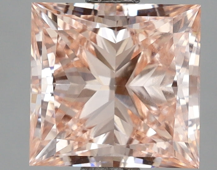 2.50 Carat Princess Shaped, Ideal Cut, VVS2 Clarity, IGI Certified Lab Grown Diamond