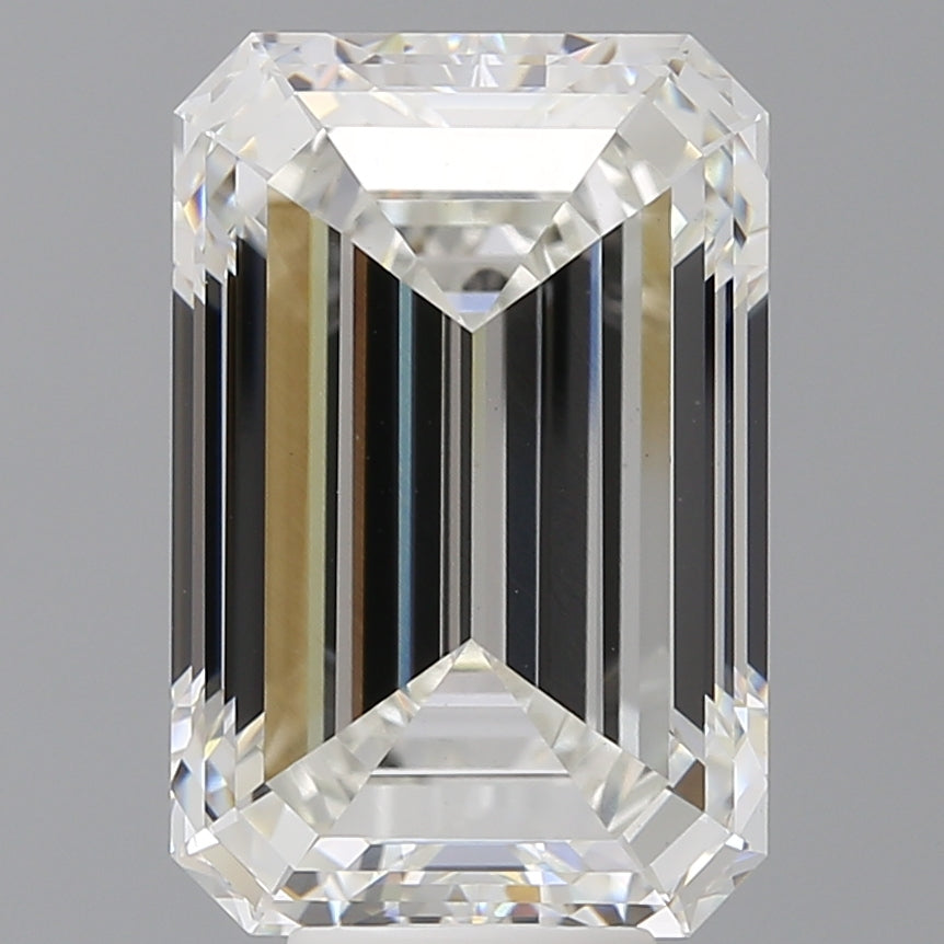 9.04 Carat Emerald Shaped, Ideal Cut, G Color, VVS2 Clarity, IGI Certified Lab Grown Diamond
