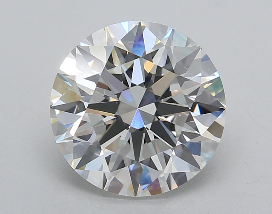 3.02 Carat Round Shaped, Ideal Cut, E Color, VVS2 Clarity, IGI Certified Lab Grown Diamond