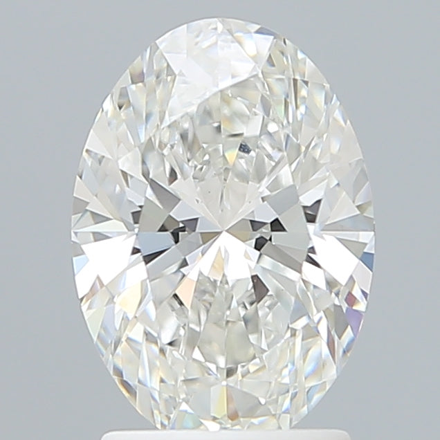 2.10 Carat Oval Shaped, Ideal Cut, F Color, VVS2 Clarity, IGI Certified Lab Grown Diamond
