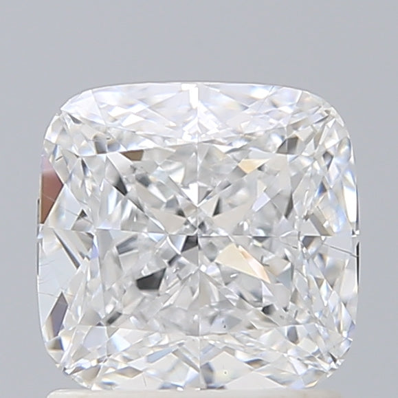 1.51 Carat Cushion Shaped, Ideal Cut, D Color, VS2 Clarity, IGI Certified Lab Grown Diamond