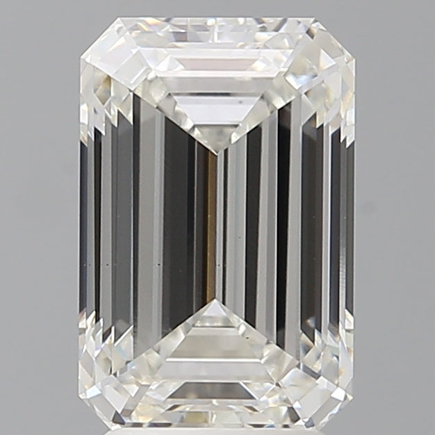 3.50 Carat Emerald Shaped, Ideal Cut, F Color, VS1 Clarity, IGI Certified Lab Grown Diamond