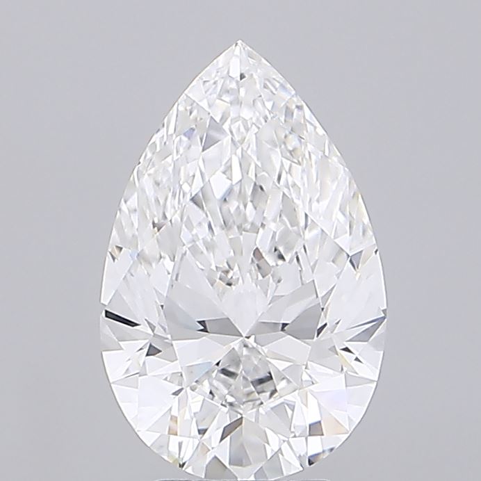 4.07 Carat Pear Shaped, Excellent Cut, E Color, VVS2 Clarity, IGI Certified Lab Grown Diamond