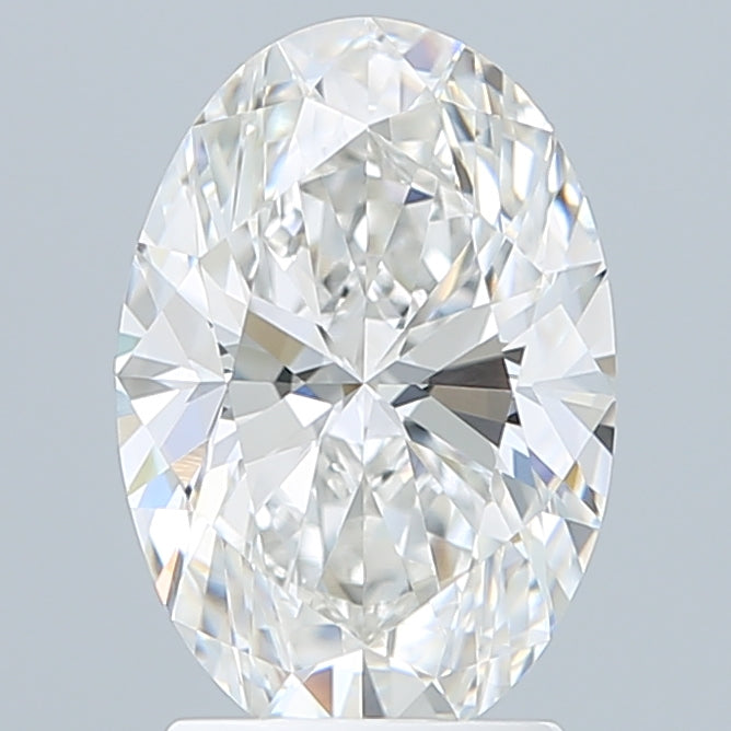 2.60 Carat Oval Shaped, Excellent Cut, F Color, VVS2 Clarity, IGI Certified Lab Grown Diamond