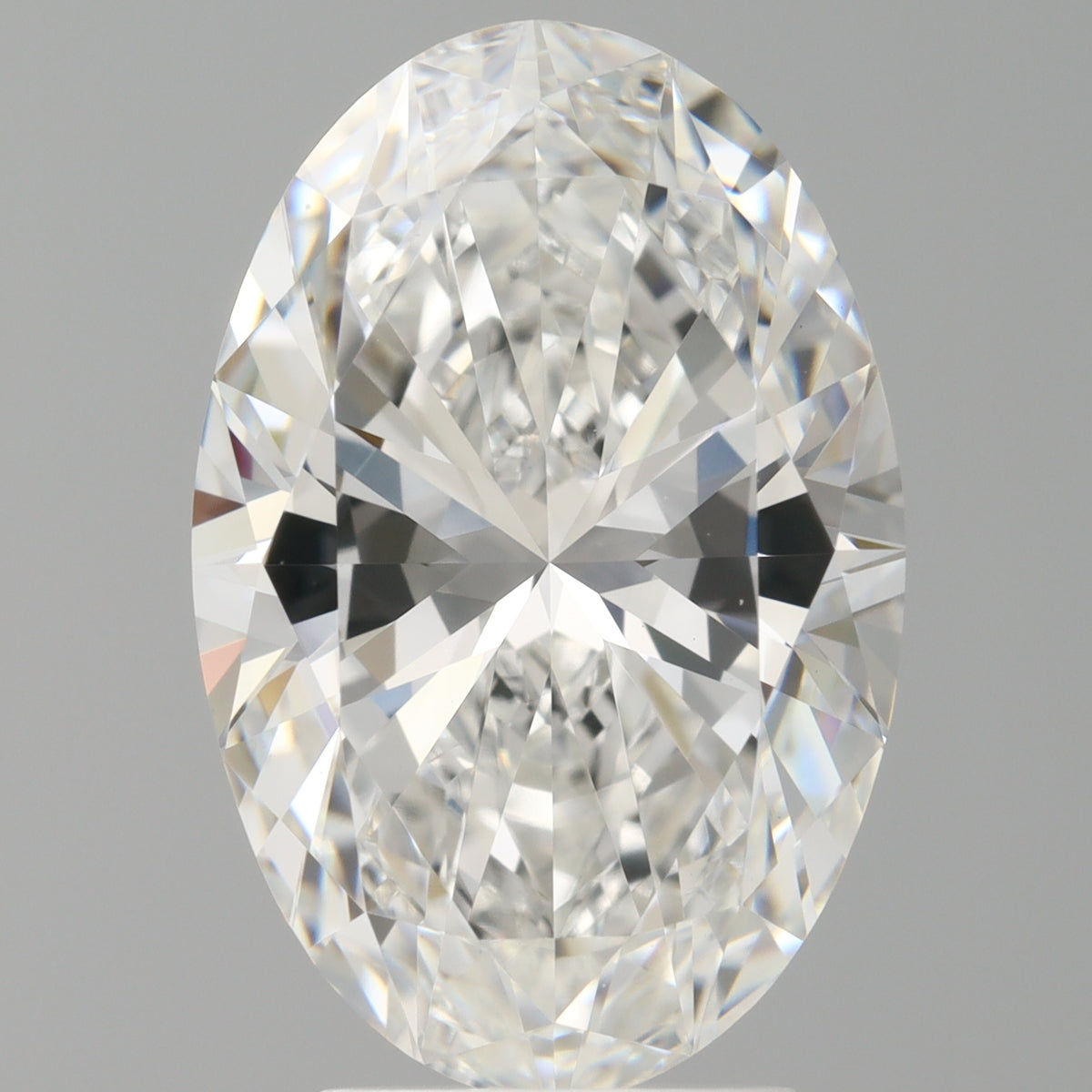 4.10 Carat Oval Shaped, Ideal Cut, E Color, VVS2 Clarity, IGI Certified Lab Grown Diamond