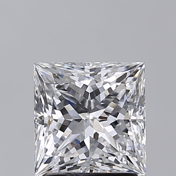2.02 Carat Princess Shaped, Ideal Cut, E Color, VVS2 Clarity, IGI Certified Lab Grown Diamond