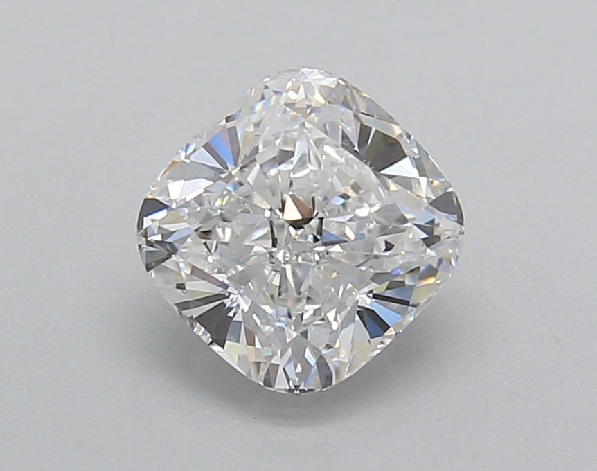1.53 Carat Cushion Shaped, Excellent Cut, D Color, VVS2 Clarity, IGI Certified Lab Grown Diamond