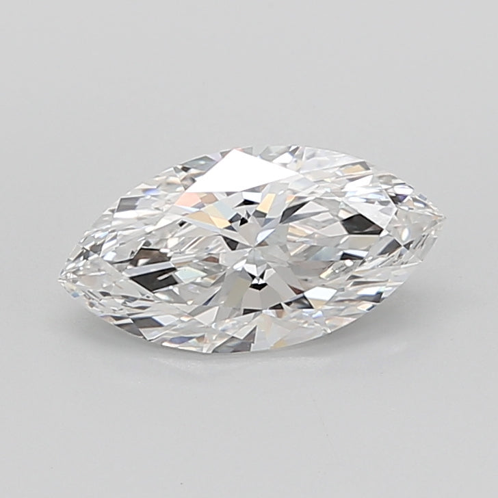 2.54 Carat Marquise Shaped, Ideal Cut, E Color, VVS2 Clarity, IGI Certified Lab Grown Diamond