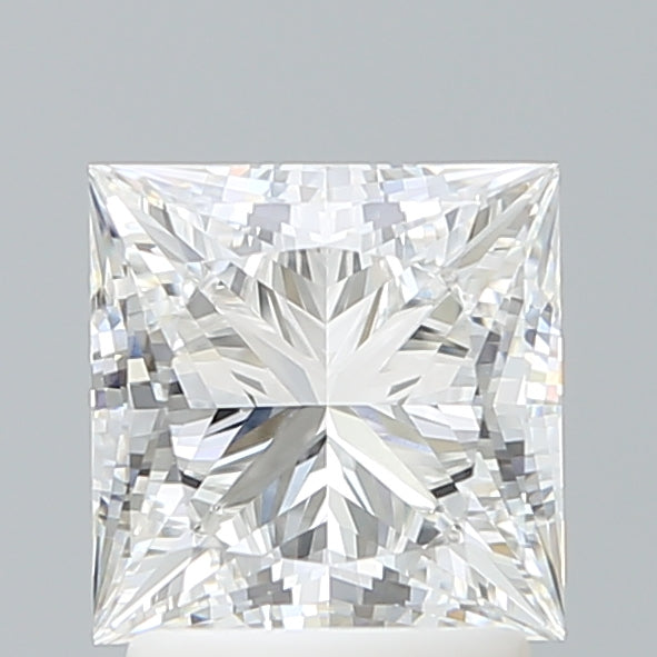 2.15 Carat Princess Shaped, Ideal Cut, E Color, VVS2 Clarity, IGI Certified Lab Grown Diamond