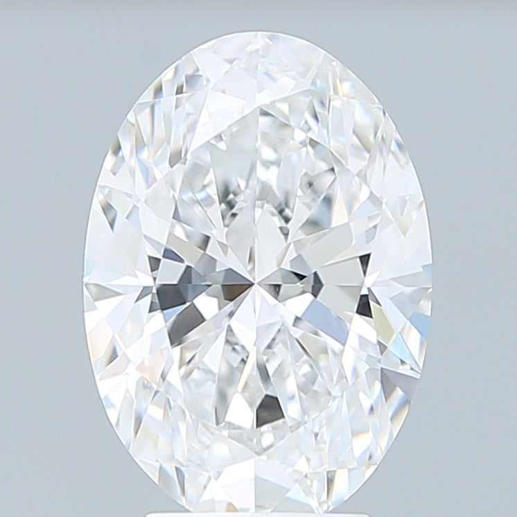 4.26 Carat Oval Shaped, Ideal Cut, D Color, VVS2 Clarity, IGI Certified Lab Grown Diamond