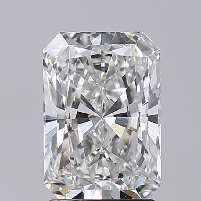 2.02 Carat Radiant Shaped, Excellent Cut, F Color, VS1 Clarity, IGI Certified Lab Grown Diamond