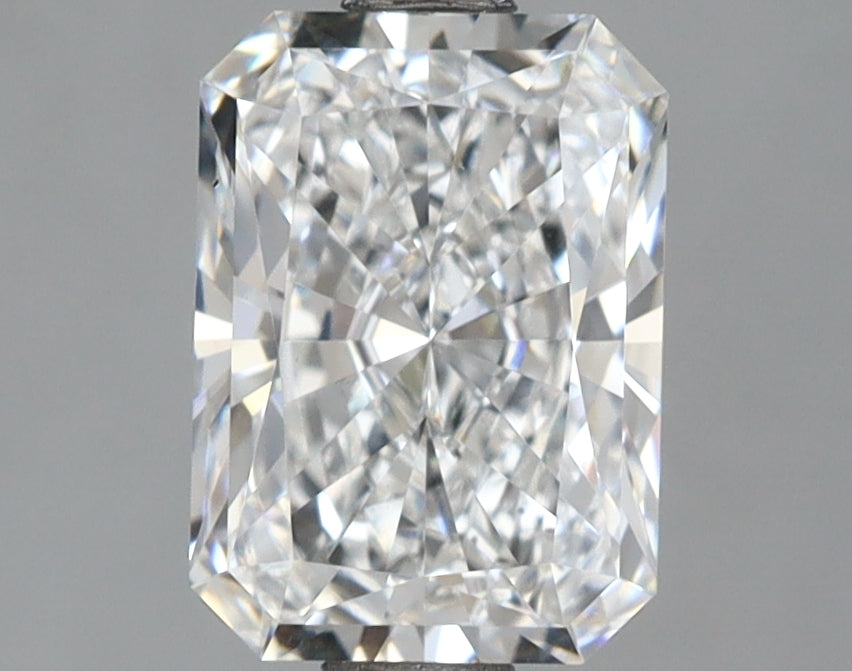 2.07 Carat Radiant Shaped, Ideal Cut, D Color, VS2 Clarity, IGI Certified Lab Grown Diamond