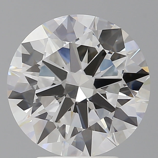 4.05 Carat Round Shaped, Excellent Cut, E Color, VVS2 Clarity, IGI Certified Lab Grown Diamond